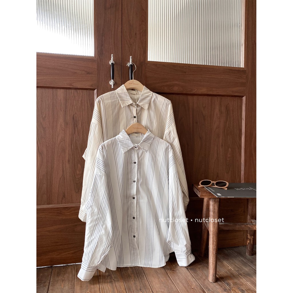 [Mã WASKT304 giảm 15% tối đa 30K đơn 99K] Áo sơ mi kẻ dọc_A0104 | BigBuy360 - bigbuy360.vn