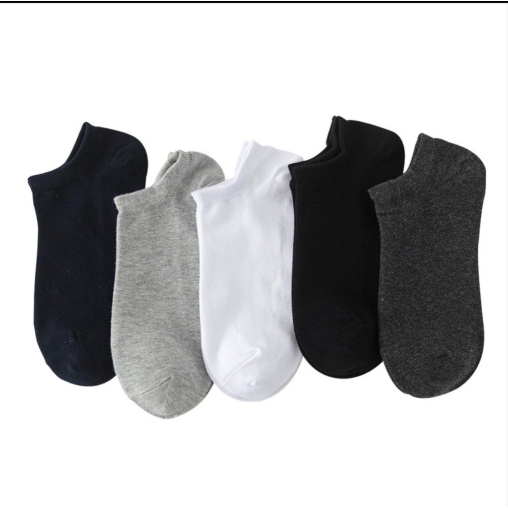 Tất Nam Nữ Azila Cổ Ngắn Màu Trơn Công Sở Cao Cấp -1