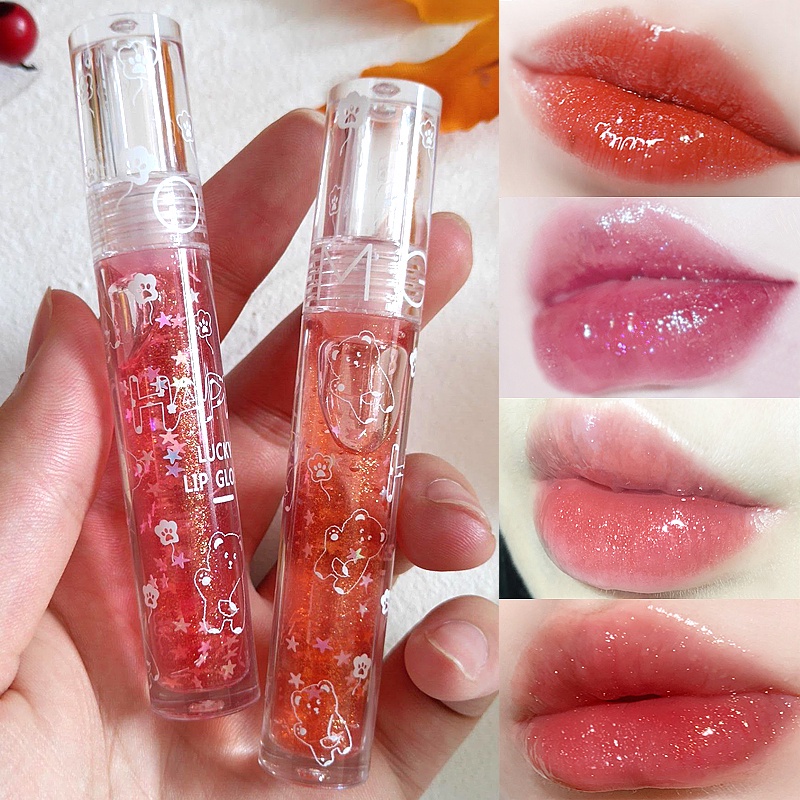 Son Bóng Dưỡng Ẩm Lấp Lánh Bosuya Lucky Lip Gloss