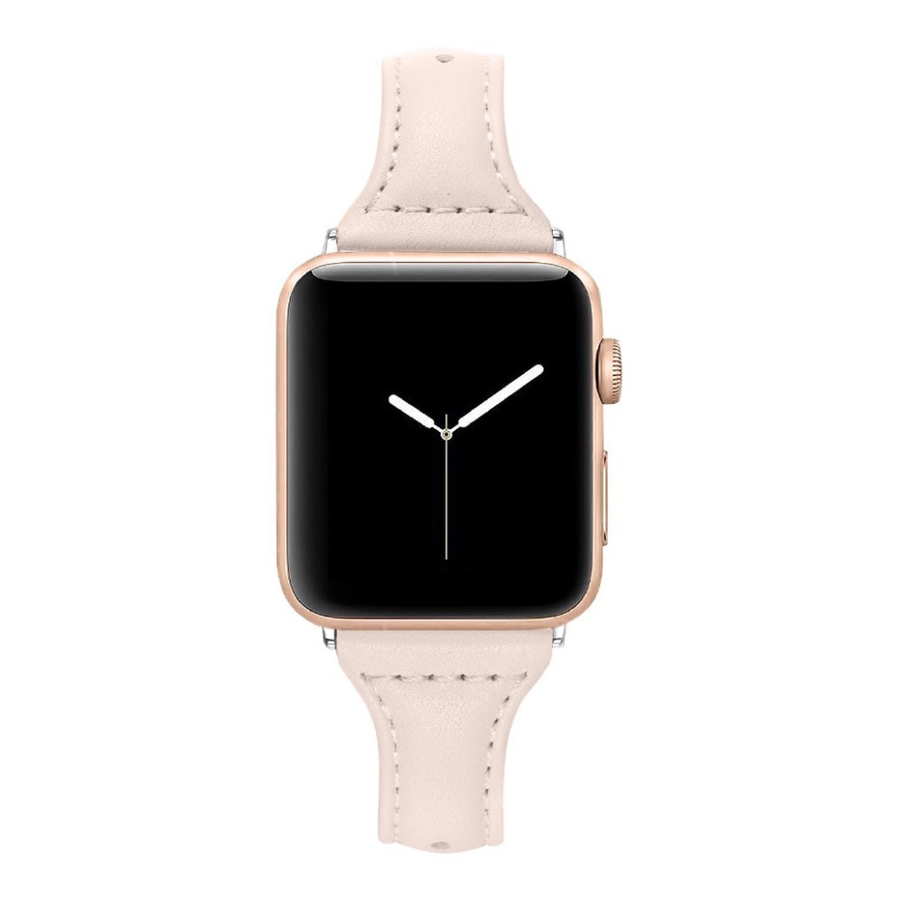 Sale 69% Dây đeo đồng hồ dáng mảnh bằng da dành cho đồng hồ thông minh Apple Watch 38mm/40mm,  5 Giá gốc 203000đ- 20F5