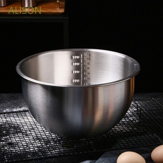 Tô trộn thực phẩm bằng thép không gỉ 304 cỡ 22.86 cm dung tích 1.5 / 2.5 / 4.5l tiện dụng cho nhà bếp