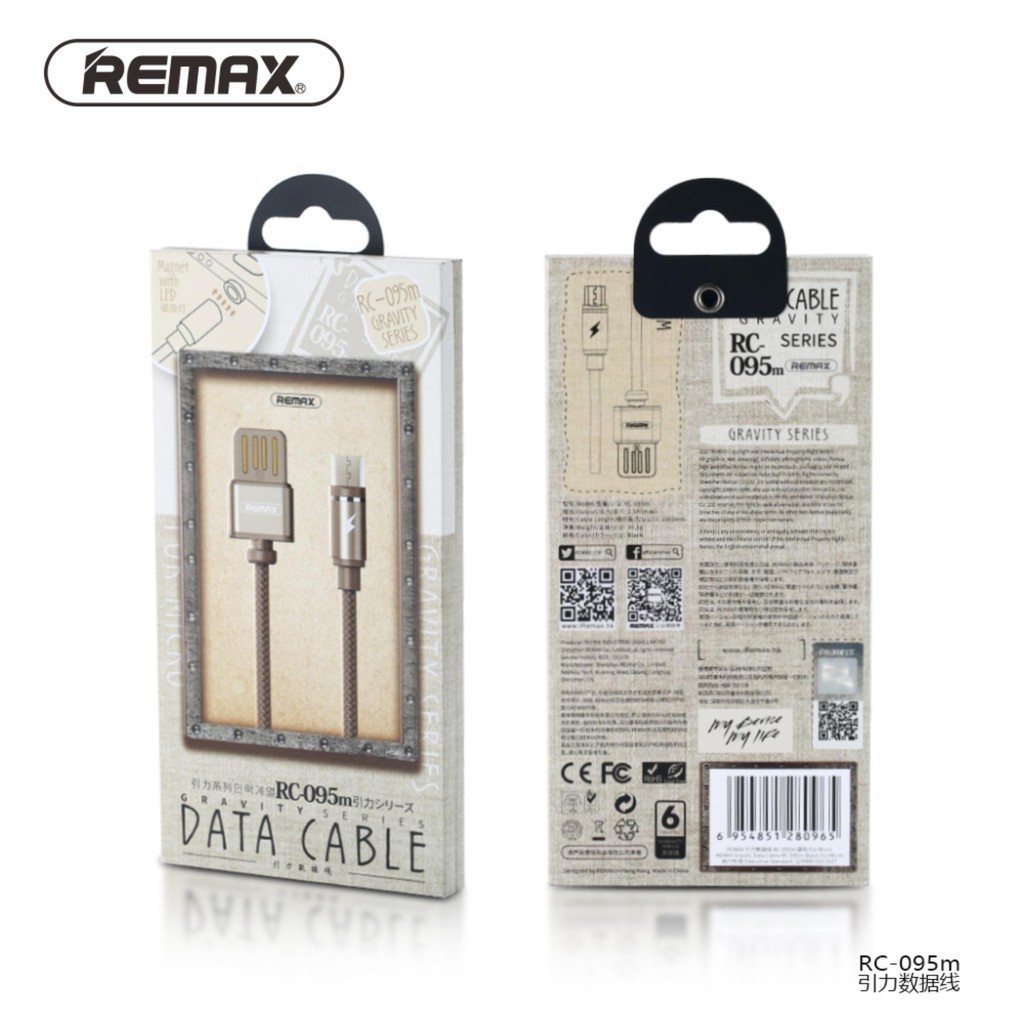 [Chính Hãng] Cáp Sạc Remax RC - 095M - Micro Usb - Nam Châm - Pin Dự Phòng Store