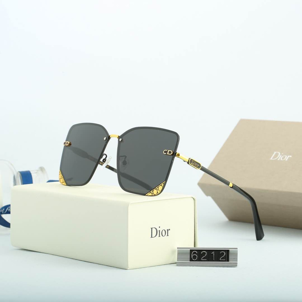 Christian Dior_ Kính râm thương hiệu dành cho nam và nữ Phân cực chính hãng (Có hộp và hộp đựng kính)