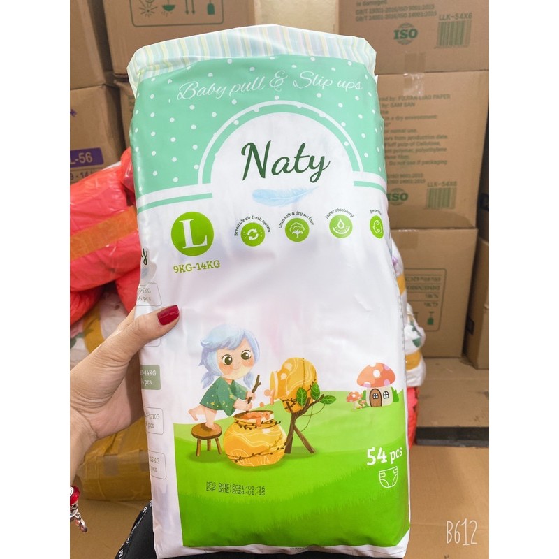 BỈM DÁN QUẦN HƯU CƠ NATY L54, Xl48, XXL42