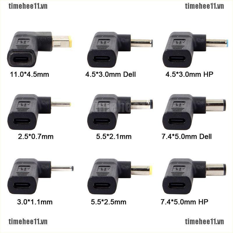 Bộ Chuyển Đổi Nguồn usb type c Sang dc timehee11 Cho Laptop