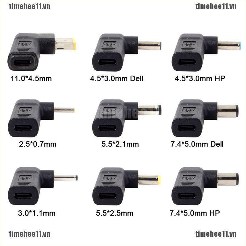 Đầu Sạc Chuyển Đổi Usb Type C Sang Dc Female Dành Cho Laptop