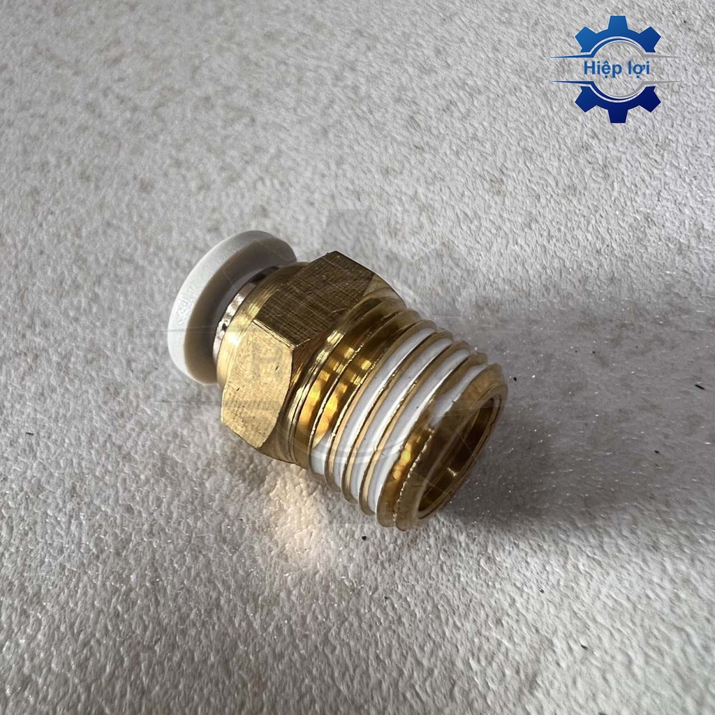 Đầu nối khí nén 1 đầu ren ngoài YPC - nối 1 đầu ống hơi 1 đầu ren ngoài