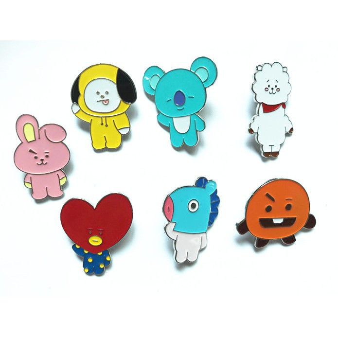 Ghim gài áo hình BTS