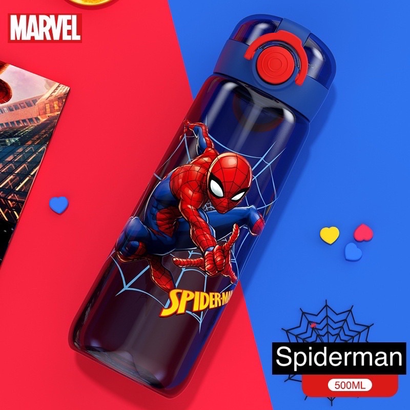 Bình nước Spiderman người nhện cho bé loại cao cấp