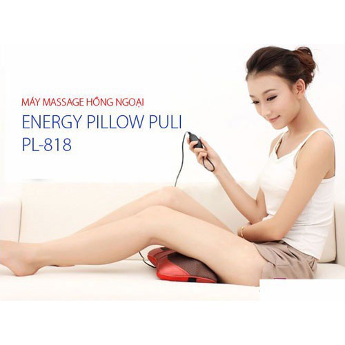  Gối Massage Hồng Ngoại 6 Bi Magic Pillow PL-818 thế hệ mới  T-11410