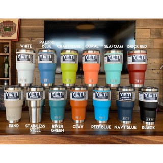 Ly giữ nhiệt YETI 30oz +Nắp Magslider (900ml) - Nhiều màu- Stainless Steel/ Thép không gỉ cao cấp - Auth Bill Mĩ