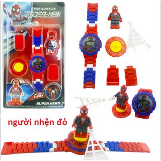 [XẢ SỐC] Đồng hồ đồ chơi lắp ráp Lego cho bé