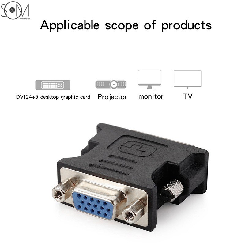 Đầu Chuyển Đổi 24 + 5pin Dvi Sang Vga Dvi-I Pc Tft | BigBuy360 - bigbuy360.vn