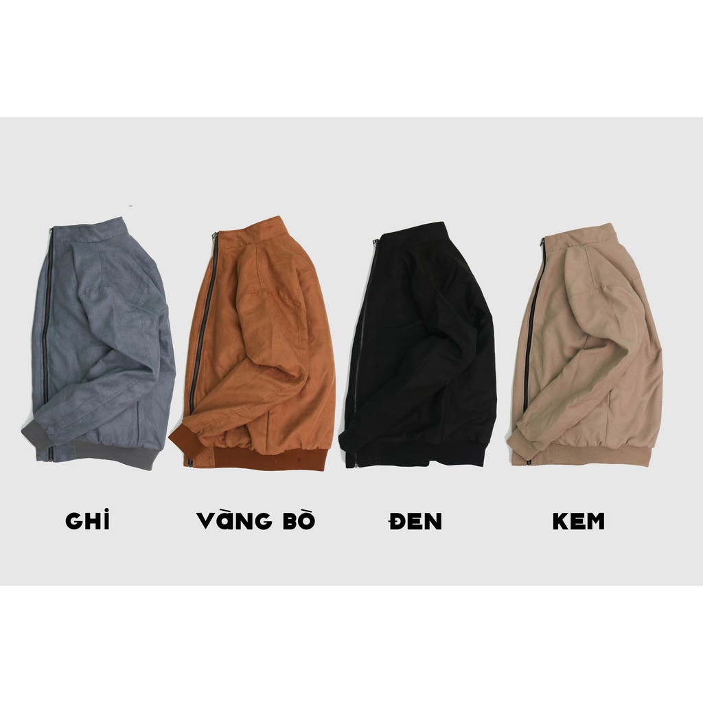 Áo khoác Da lộn lịch lãm phong cách lót lông cừu | BigBuy360 - bigbuy360.vn