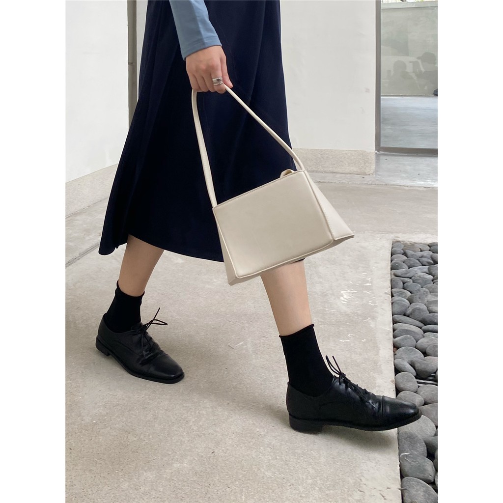 Giày Oxford cổ điển Hàn Quốc màu trắng, màu nâu, đen thời trang | BigBuy360 - bigbuy360.vn