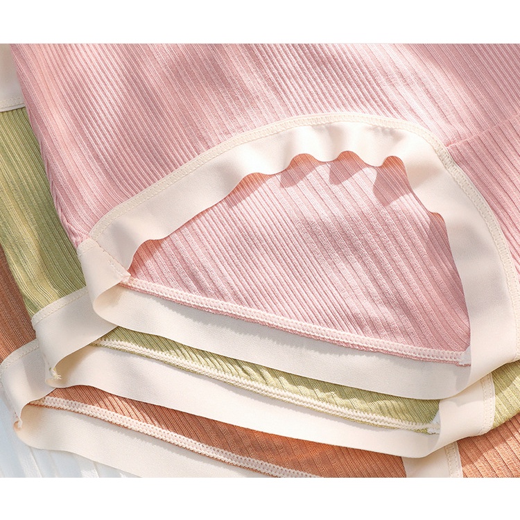 Quần lót cotton gân tăm BRALUNE , quần chíp nữ kháng khuẩn thoáng khí mã 105