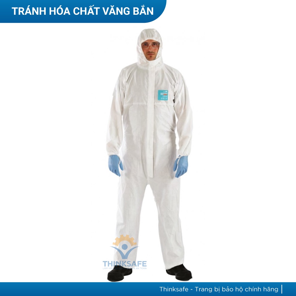 Quần áo phòng dịch AlphaTec 2000, chống hóa chất, chống tia bắn giọt bắn, chống lây nhiễm, bảo hộ lao động cao cấp