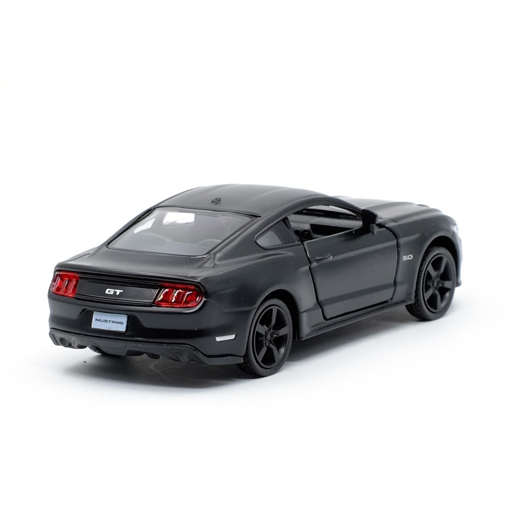 Yufeng RMZ Ford Mustang GT Cool Black Edition Xe thể thao được ủy quyền Mô hình xe hợp kim 1: 36 Kéo lại Cửa mở Bé trai Trẻ em Đồ chơi hợp kim Bộ sưu tập trang trí xe hơi Đồ trang trí