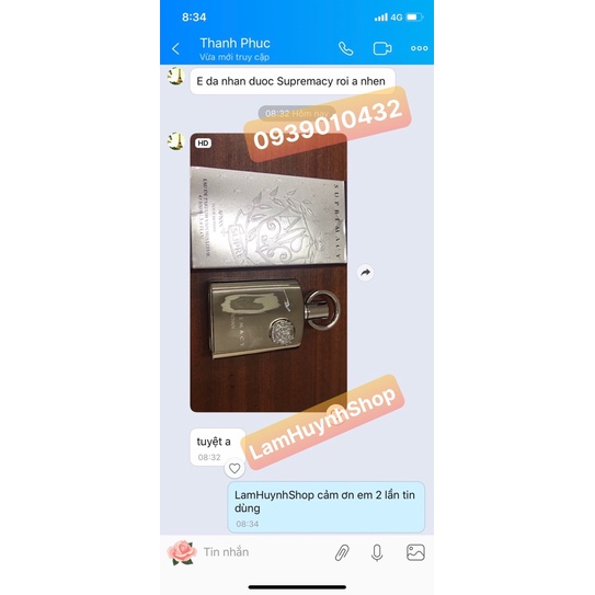 Nước hoa SUPREMACY SILVER 100ml