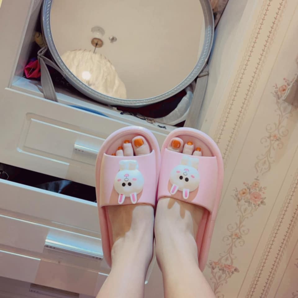 Dép Gấu Thỏ Chuột QC Cao Cấp Siêu Bền