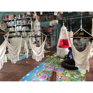 Võng lười đan tay thủ công 100% Macrame