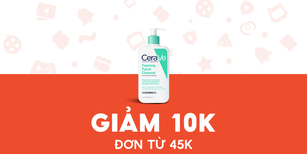 - Mint Cosmetic - Giảm 10K Sữa Rửa Mặt CeraVe