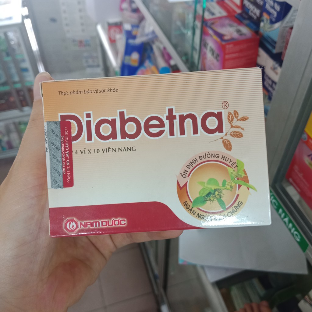 [CHÍNH HÃNG] Diabetna - Giúp làm hạ đường huyết. Hỗ trợ bệnh tiểu đường, ổn định đường huyết, ngừa biến chứng tim mạch