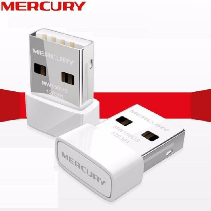 Bộ phát wifi không dây Mercusys MW150US chuẩn N 150Mbps, dạng USB mini. Chính hãng, BH 24 tháng