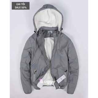 Áo Gió Lót Lông Cừu  Ấm Mịn Chống Nước 100%