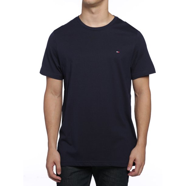 Áo thun cổ tròn Tommy hilfiger Men's flag Crew Neck tee - Màu đen