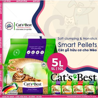 5L - Cát gỗ hữu cơ Smart Pellets Cat s Best cát Đức dành cho Mèo lông dài thumbnail
