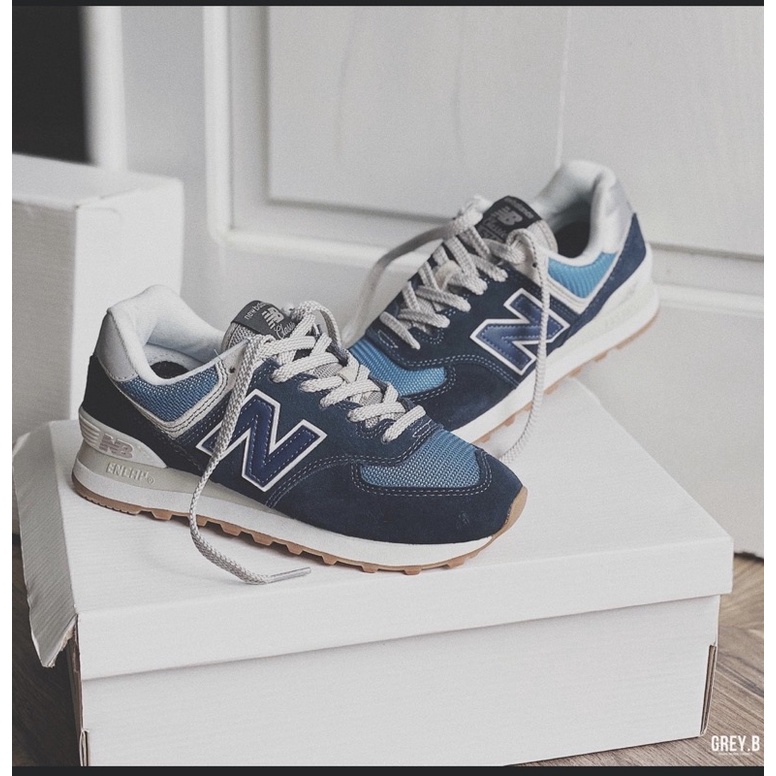 Giày New Balance 574 Auth màu xanh dương