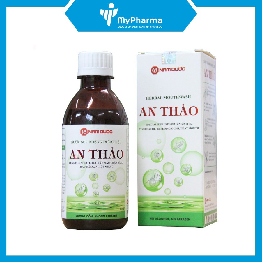 Nước súc miệng dược liệu An Thảo - 250ml