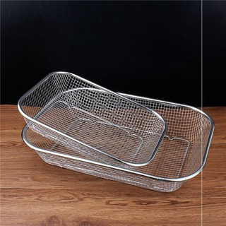 Rổ lưới inox 29x21cm - 1 CÁI
