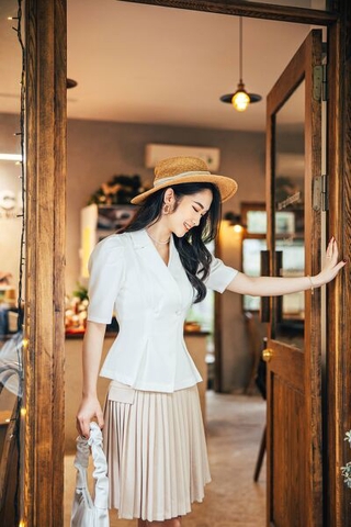 Áo Sơ mi cổ 2 ve vạt chéo