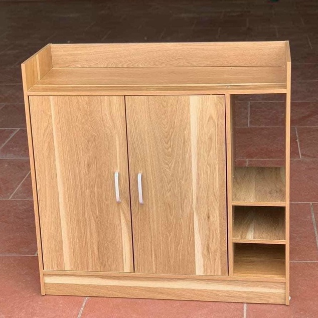 Tủ Giày Dép, Kệ Để Giày Dép, kệ giày gỗ có ngăn tủ cao cấp chất liệu MDF chống nước
