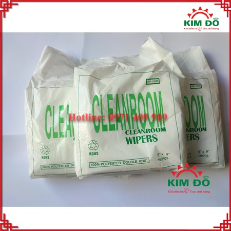 Vải lau/ủ đầu phun máy in 150 Pax/Gói, Chất liệu Plyester dạng vải mịn không bụi