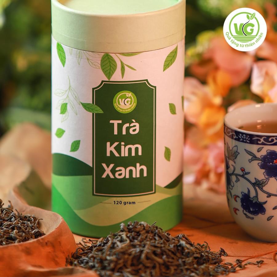 Trà Kim Xanh [FREESHIP] Chè Xanh Tăng Cường Tập Trung, Ổn Định Huyết Áp, Hỗ Trợ Tiêu Đốt Mỡ Thừa, Giảm Cholesterol