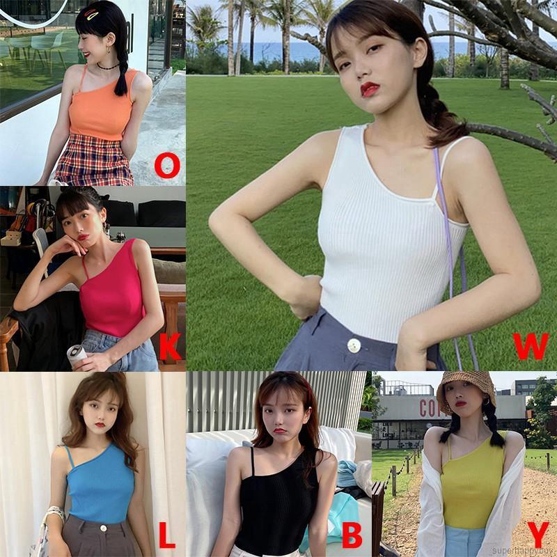 Áo Dệt Kim Sát Nách Màu Trơn Thiết Kế Quyến Rũ | BigBuy360 - bigbuy360.vn