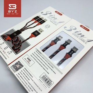 Cáp 3 đầu BYZ BL-675 [ Bảo Hành 1 Tháng]