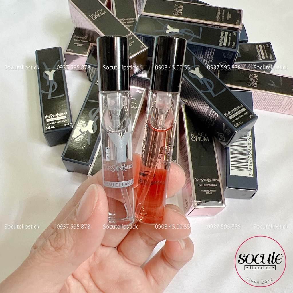 Set nước hoa Y.S.L Y EDP và Black Opium EDP 3mlx2