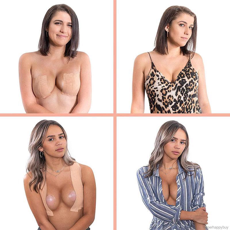 Miếng dán nâng ngực che nhũ hoa tàng hình tiện dụng