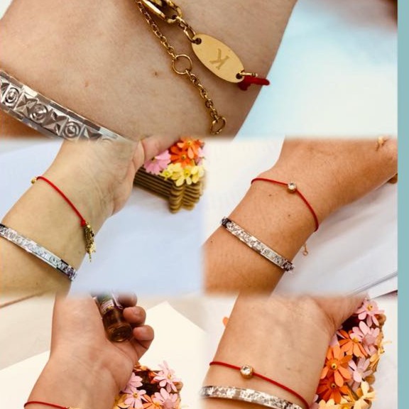 VÒNG ĐEO TAY CHỈ ĐỎ KIM VÀNG THÁI LAN HÌNH THẬT SHOP CHỤP