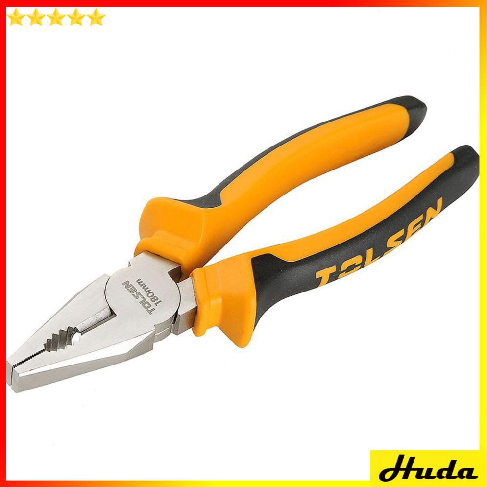 [Tolsen Chính Hãng] TP HCM -  Bộ 2 Kìm Răng Điện Kềm Cắt 6 inch 160 mm TOLSEN 10000 10003 - Chất lượng