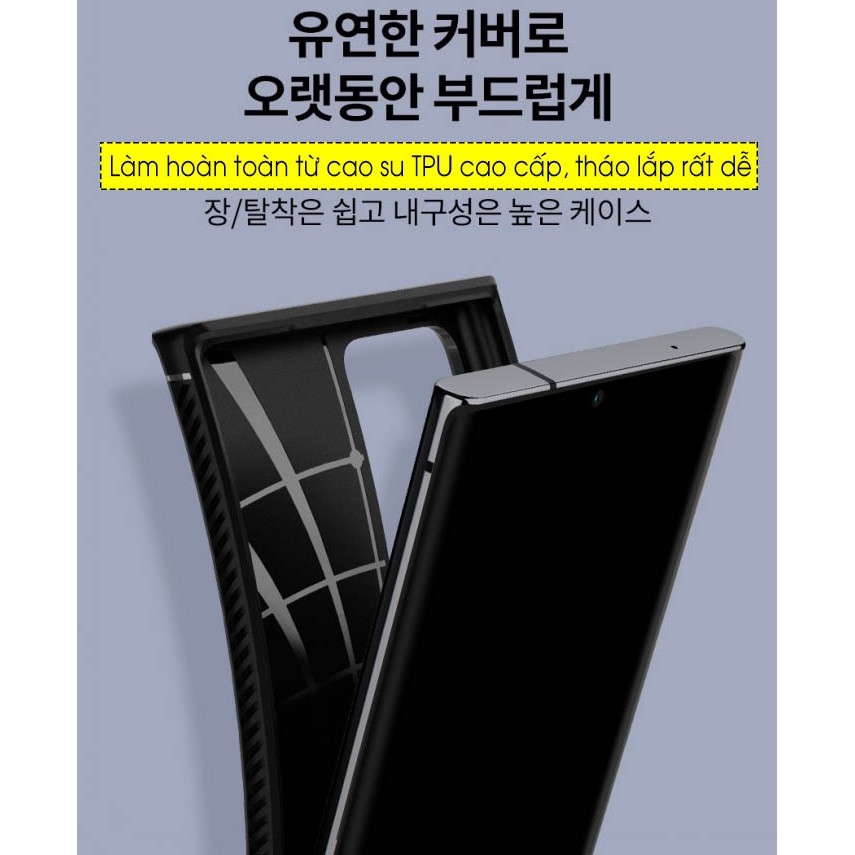 Ốp lưng Samsung Note 20 Ultra / Note 20 Spigen Rugged Armor - Hàng chính hãng