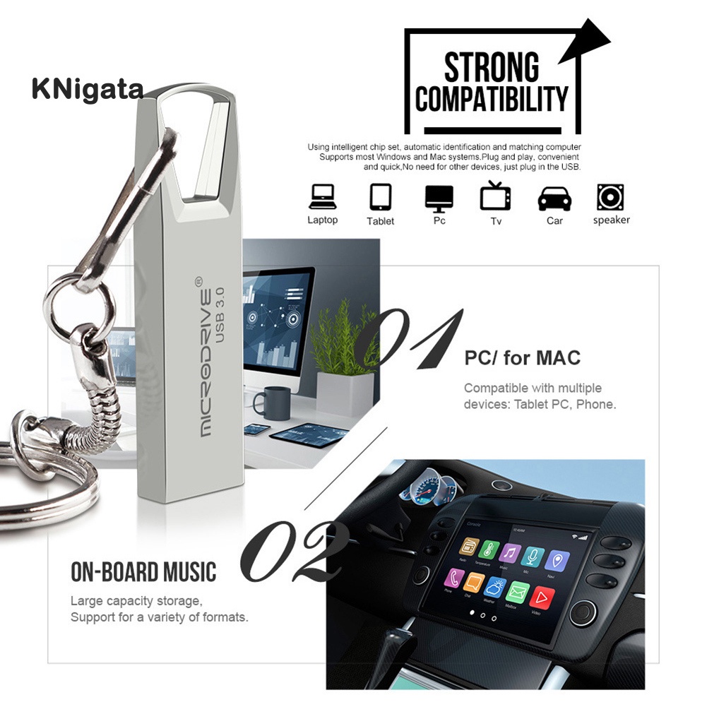 Ổ Đĩa Usb 3.0 1 / 2tb Có Móc Khóa Giá Đỡ | BigBuy360 - bigbuy360.vn