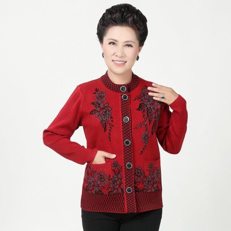 ÁO KHOÁC LEN CHO BÀ_LEN KHÔNG CỔ | BigBuy360 - bigbuy360.vn