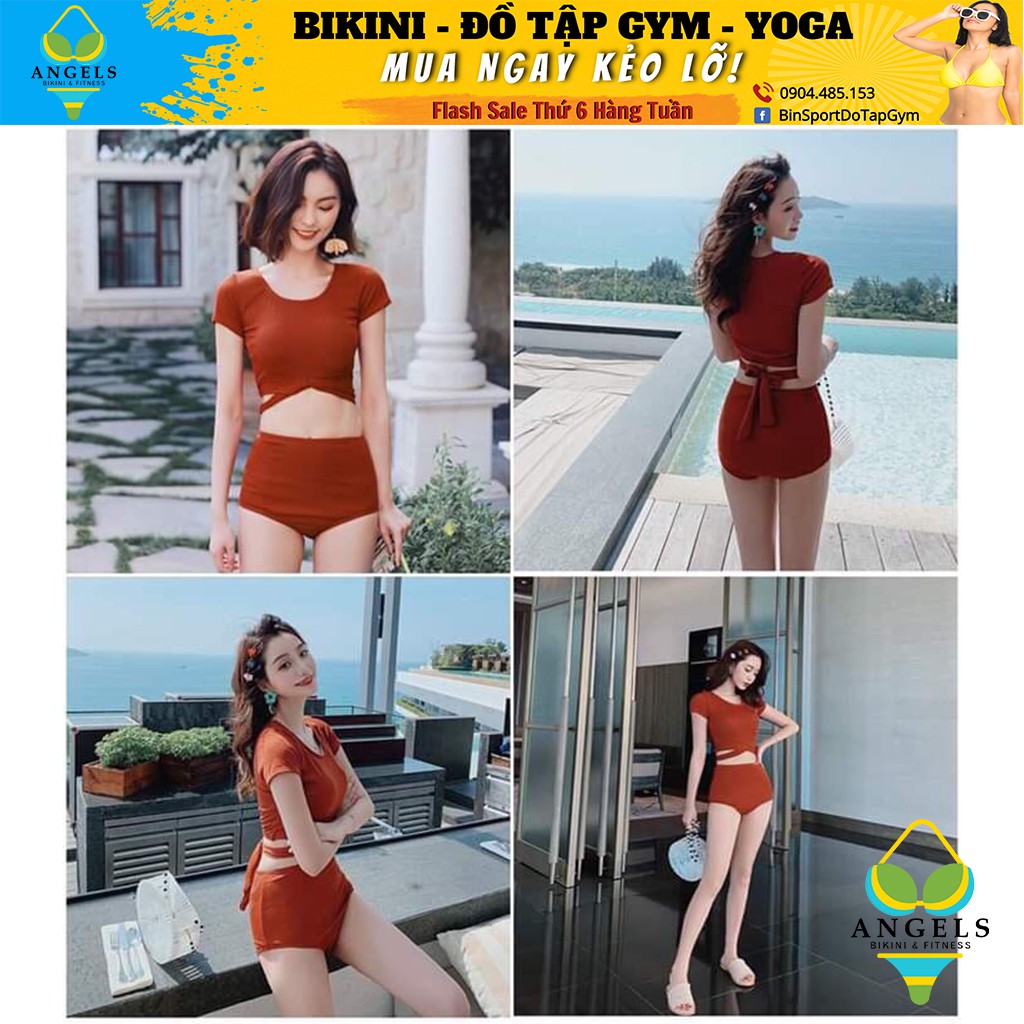 Bikini,Bộ Đồ Bơi Hai Mảnh Aó Croptop BHV022 | WebRaoVat - webraovat.net.vn