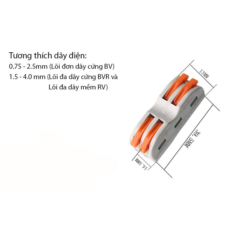 Combo 5 cút nối dây điện nhanh KV774 [KV-412, KV-413, KV-415, KV-212, KV-313, KV-214, KV-216, SPL-2,SPL-3]