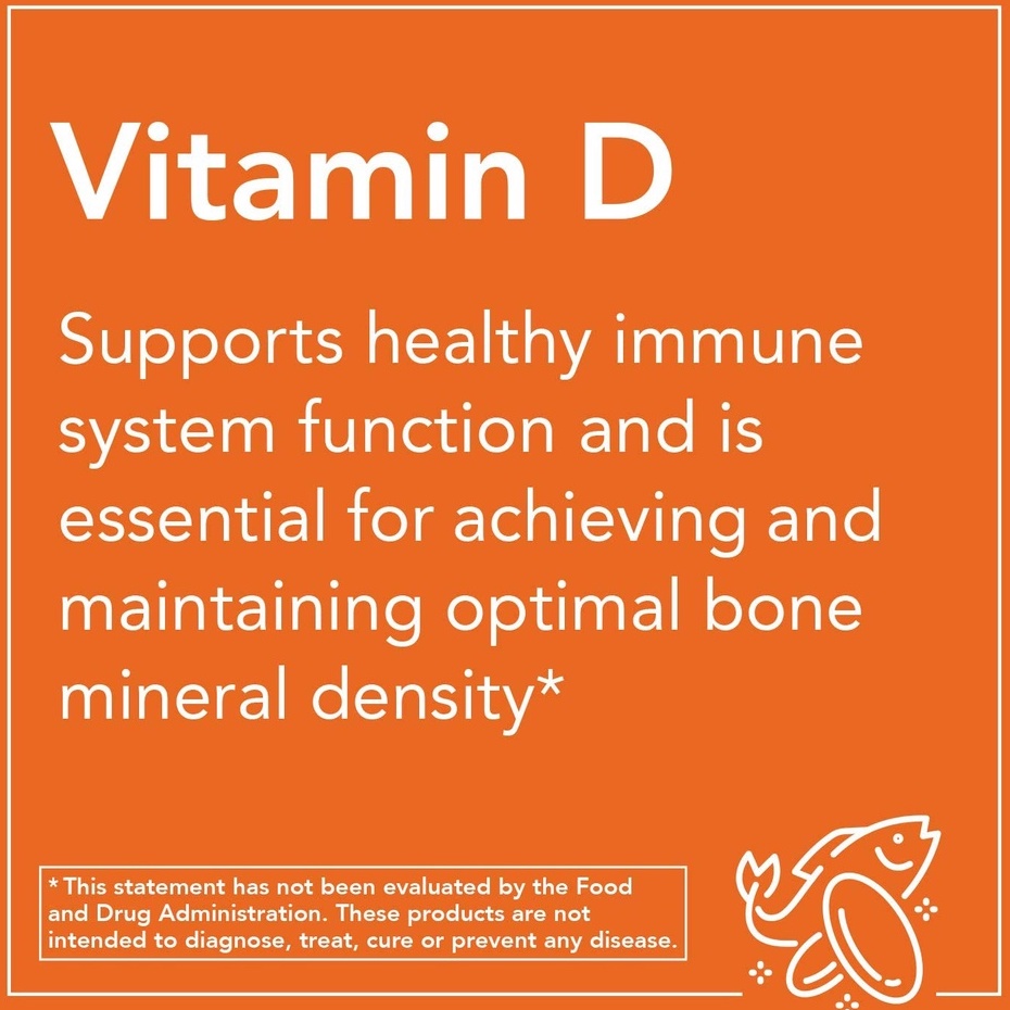 Now Vitamin D3 Hổ Trợ Xương Khớp Tăng Miễn Dịch Now Vitamin D3 5000IU